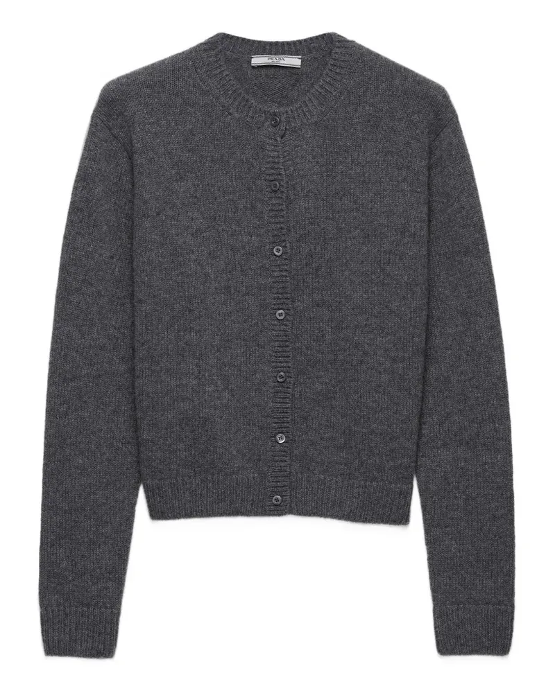 Prada Cardigan aus Kaschmir - Grau Grau