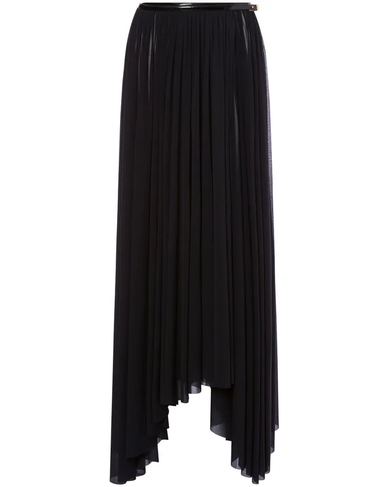 Philosophy Di Lorenzo Serafini Semi-transparenter Maxirock - Schwarz Schwarz