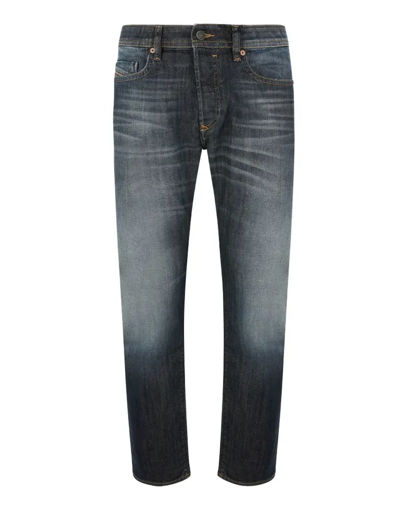 Diesel faded-effect whiskered jeans - Grau Grau