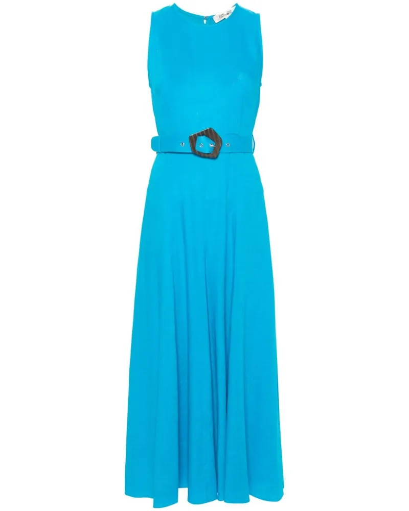 Diane von Furstenberg Elliot Midikleid - Blau Blau