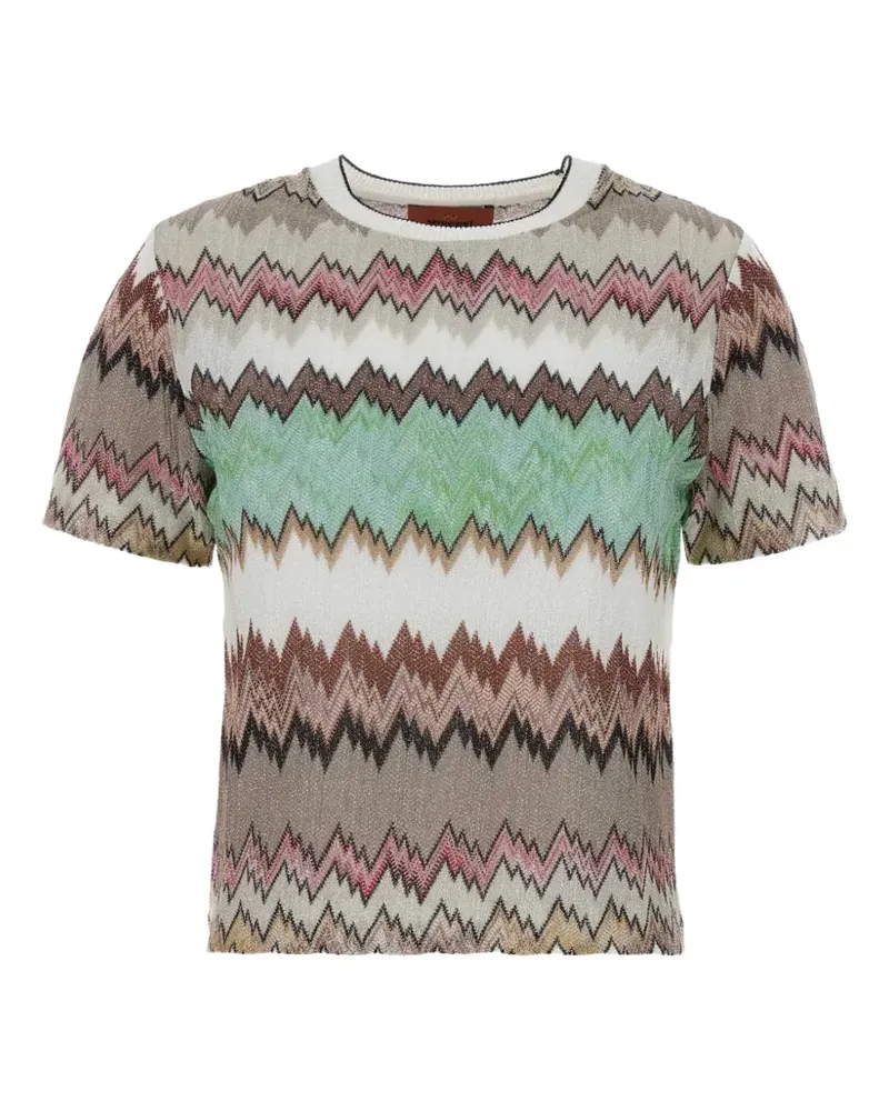 Missoni short-sleeve T-shirt - Nude Nude