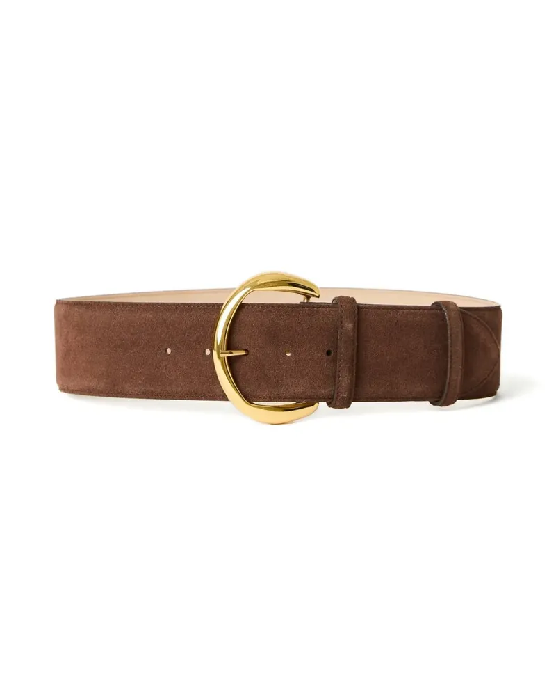 B-Low the Belt Florence suede buckle belt - Braun Braun