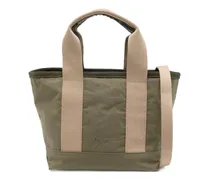 Mini Mya Tote Bag mit Schottenkaro - Grün