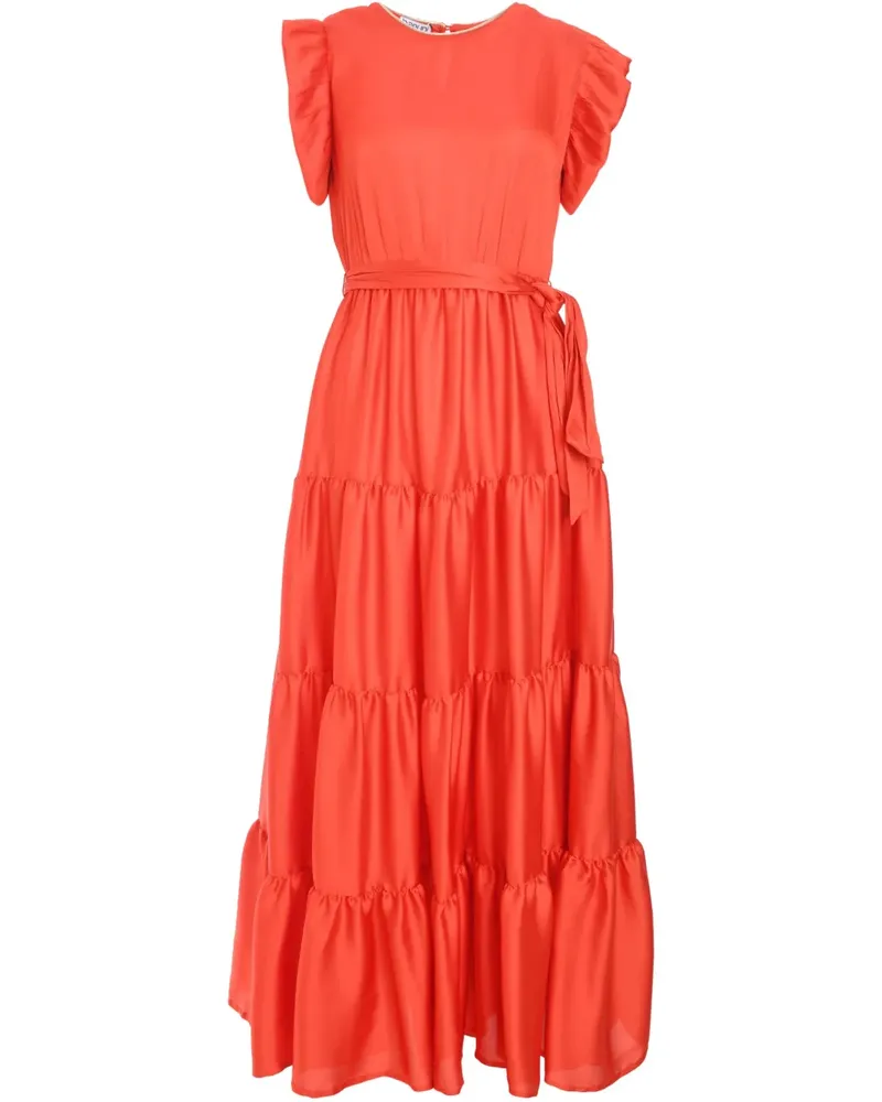 Baruni Lavandula Maxikleid - Orange Orange