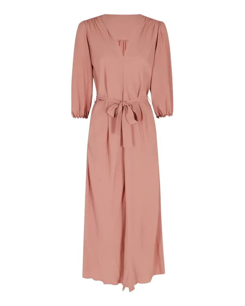 Seventy belted V-neck dress - Rosa Rosa