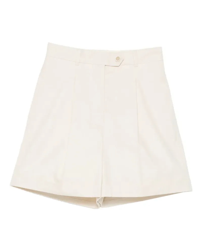 Bally pleated turn-up shorts - Nude Nude