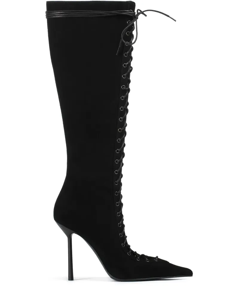 Le Silla Colette Stiefel 100mm - Schwarz Schwarz