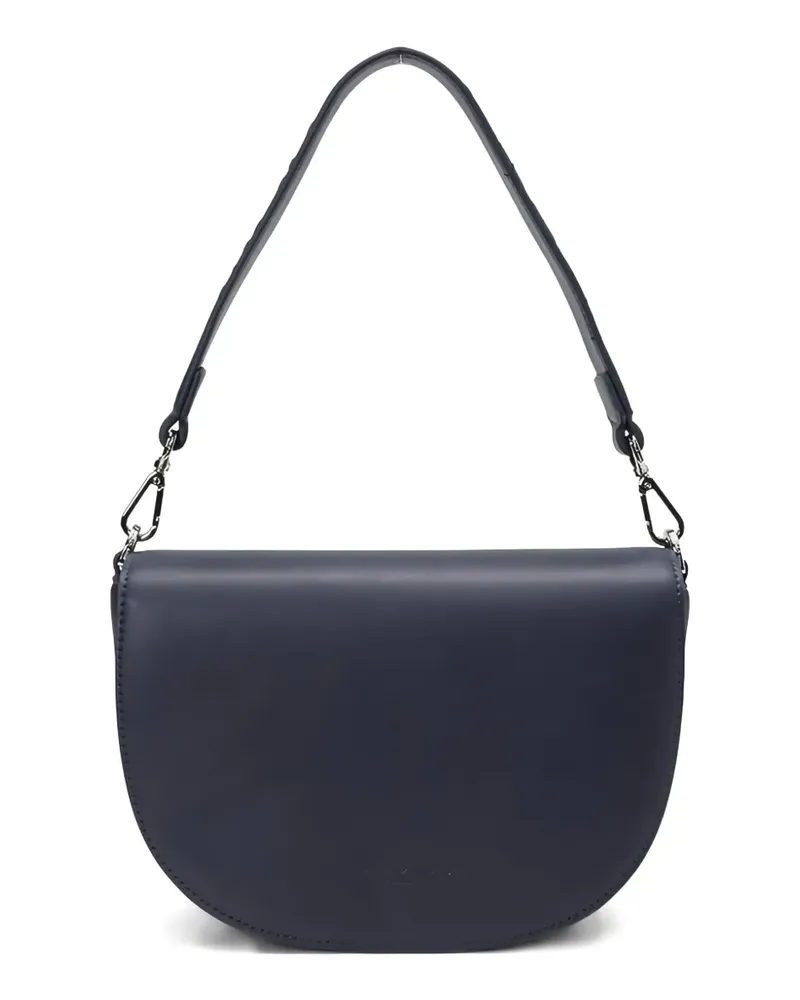 Marc O'Polo Schultertasche aus Leder - Blau Blau