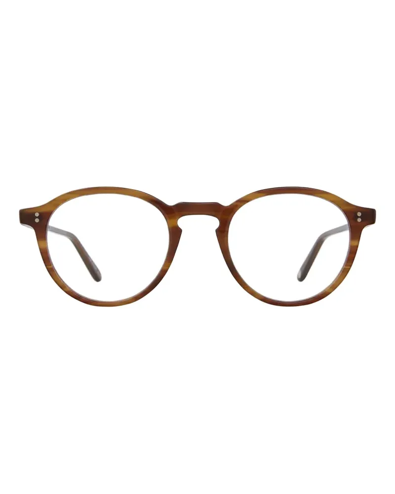 Garrett Leight Stanton round-frame glasses - Braun Braun
