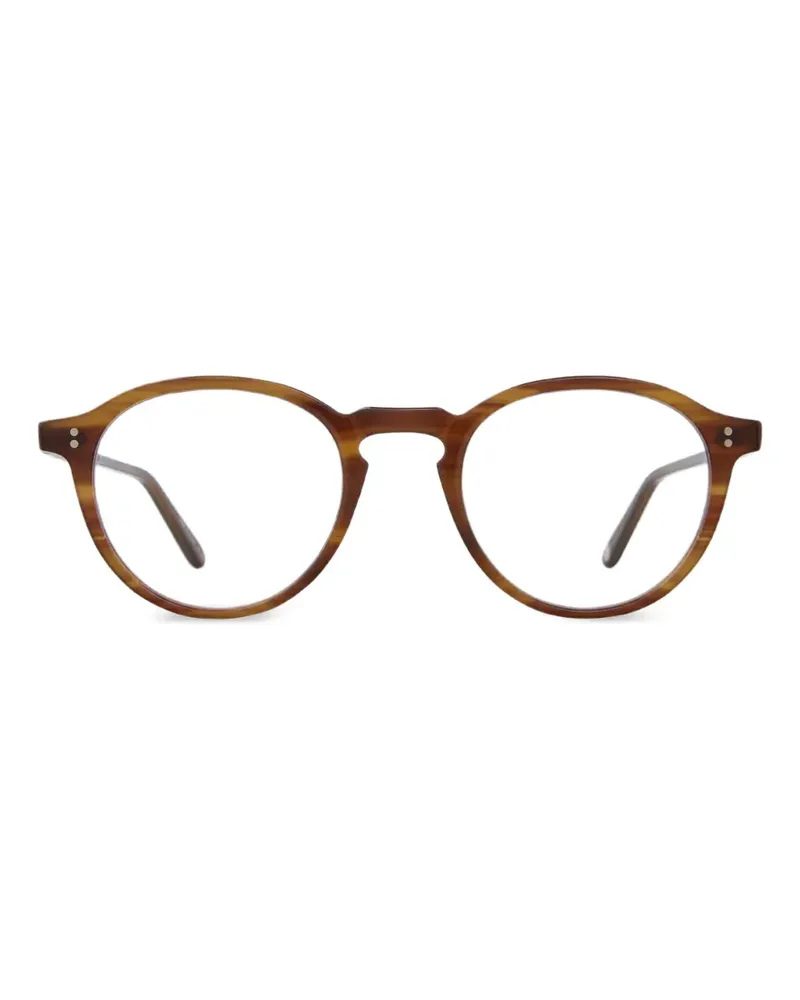 Garrett Leight Stanton round-frame glasses - Braun Braun