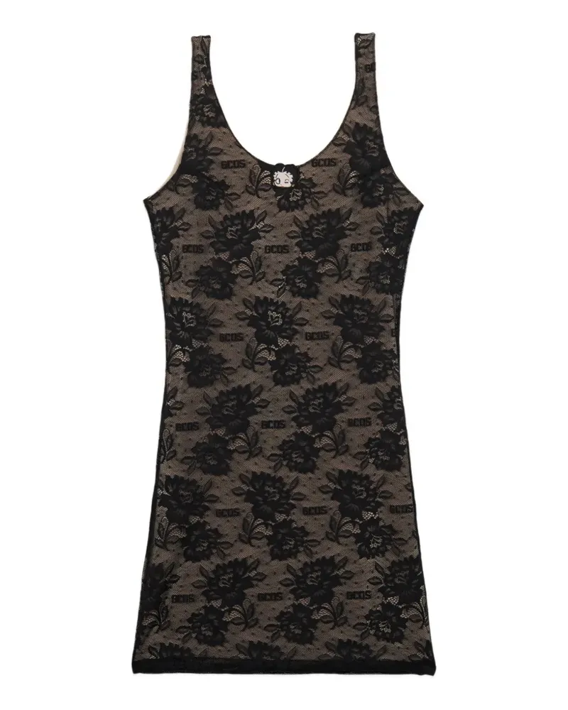GCDS Betty Boop tank dress - Schwarz Schwarz