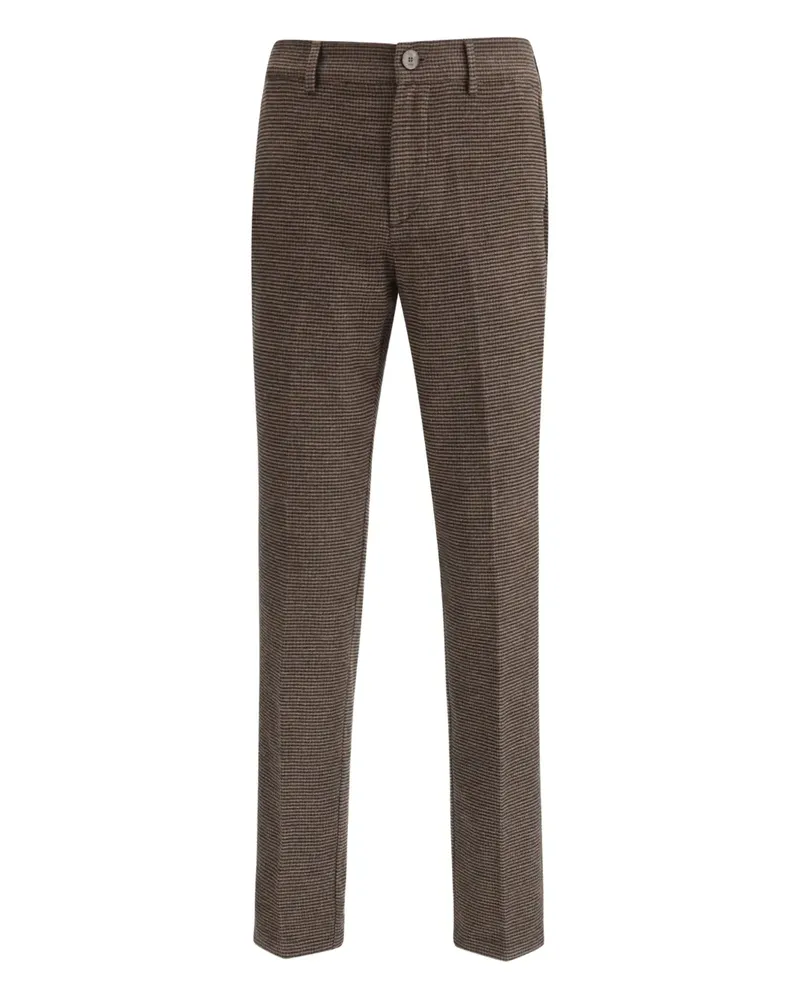 CRUNA Gemusterte Hose - Braun Braun