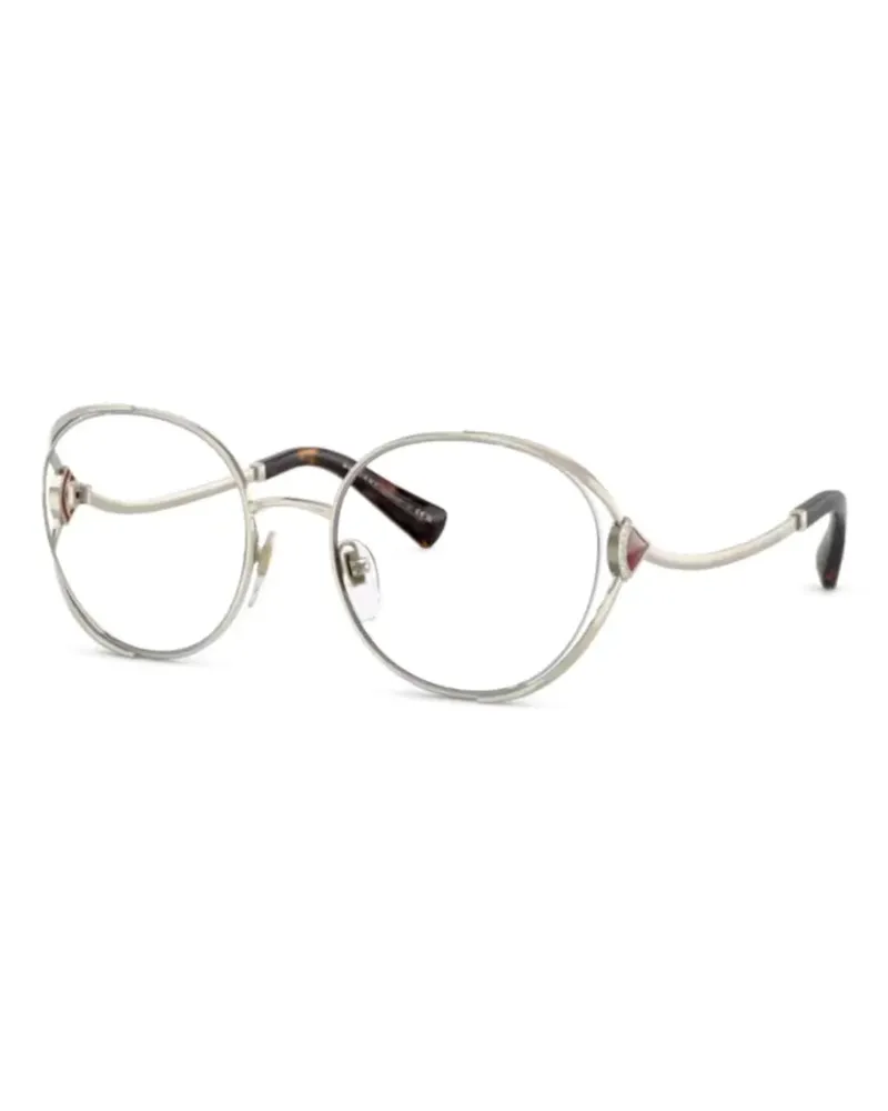Bulgari Brille mit Kristallen - Gold Gold