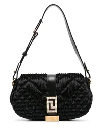 Versace Mini Greca Goddess Schultertasche Schwarz