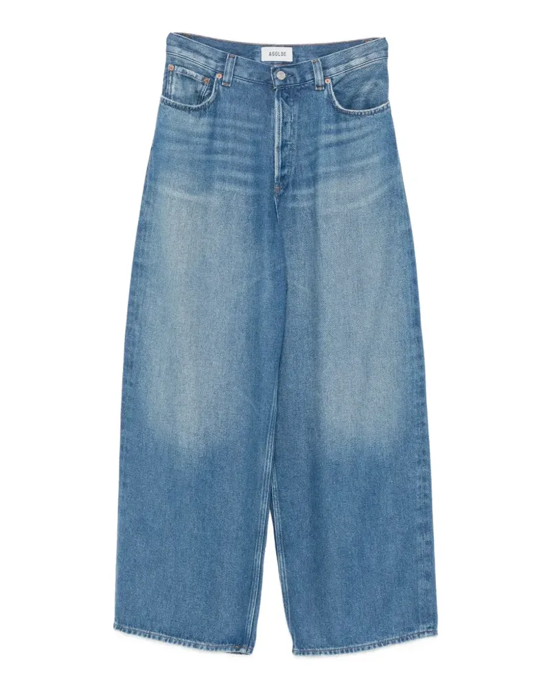 AGOLDE Flyweight baggy-fit faded denim jeans - Blau Blau