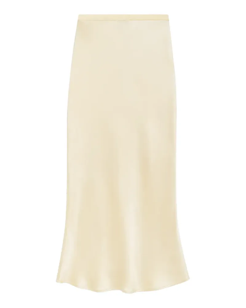 Anine Bing Bar silk midi skirt - Gelb Gelb