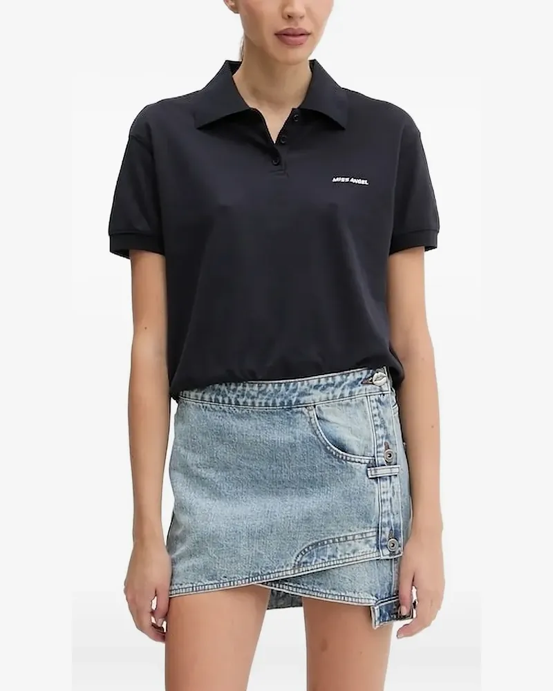 Miss Sixty Kurzärmeliges Poloshirt - Schwarz Schwarz