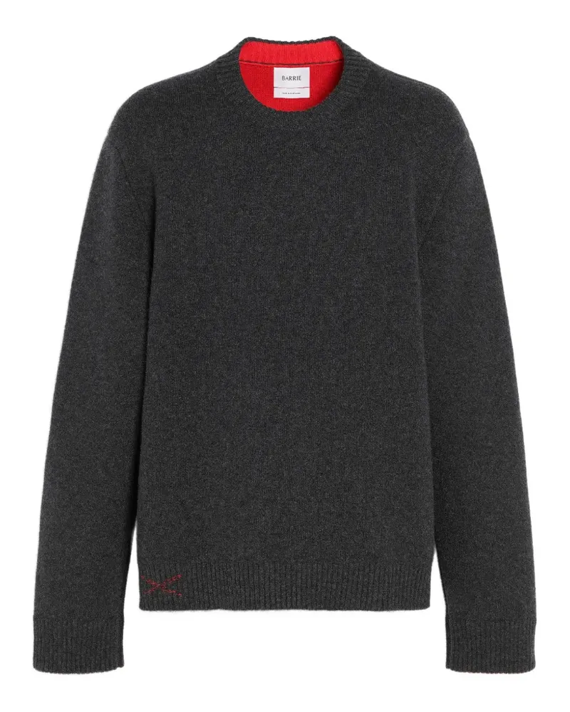 Barrie Doppelseitiger Kaschmirpullover - Grau Grau