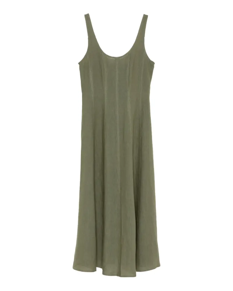 MARELLA linen panelled dress - Grün Grün