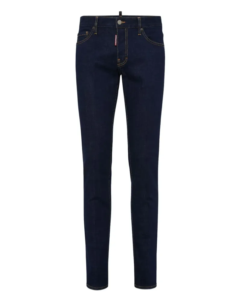 Dsquared2 Jeans mit Kontrastnähten - Schwarz Schwarz