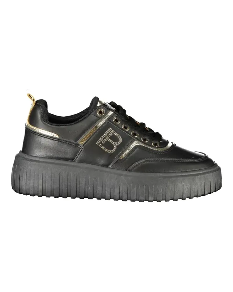 Laura Biagiotti logo-embellished platform sneakers - Schwarz Schwarz