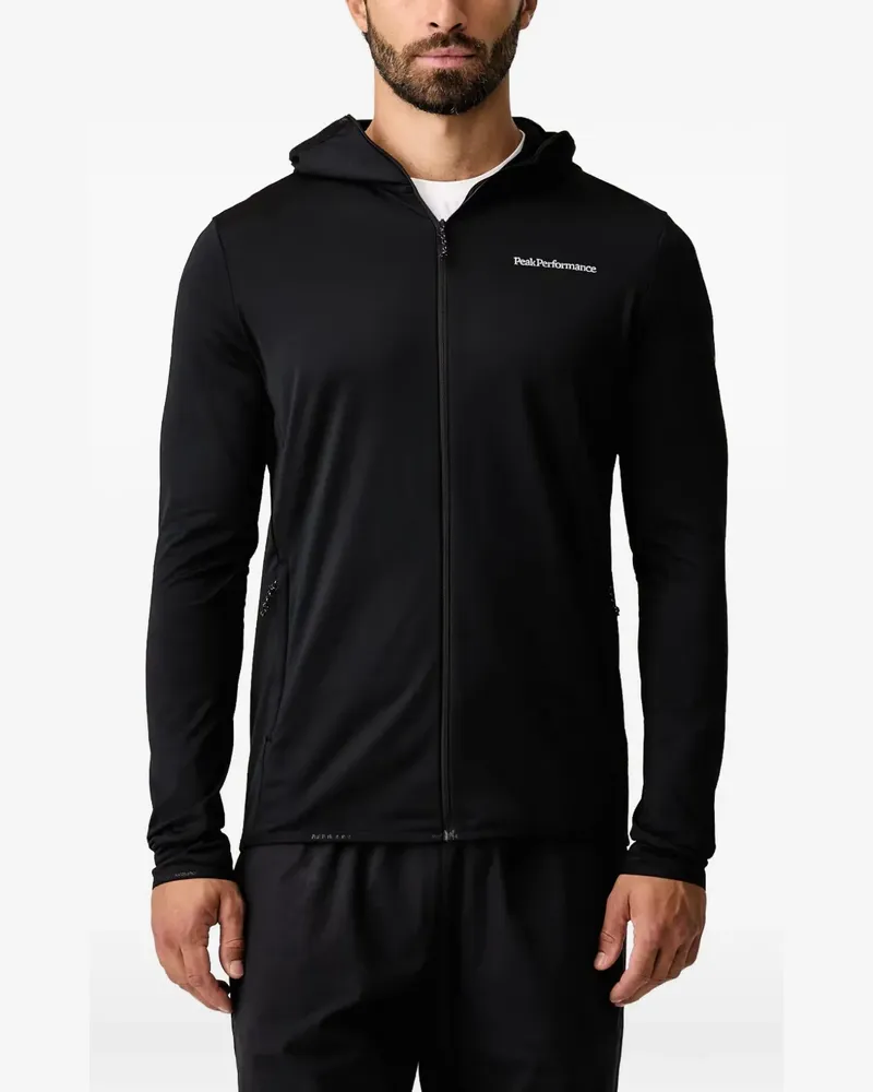 Peak Performance Light zip-up hoodie - Schwarz Schwarz