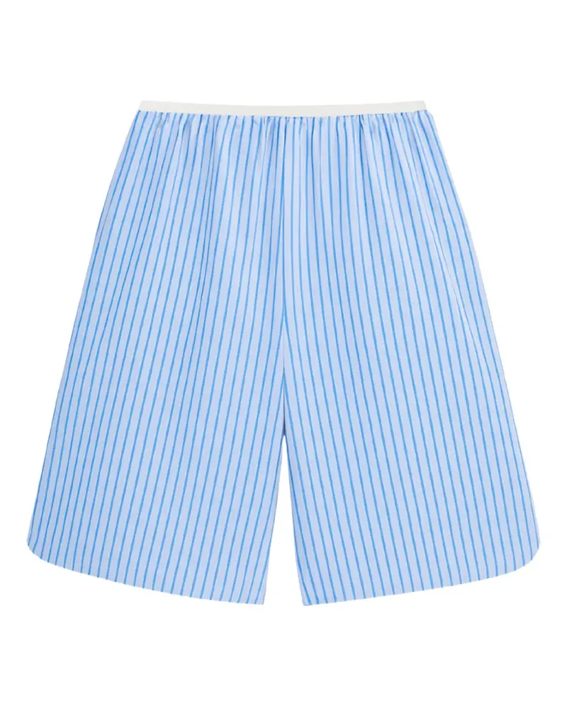 FRANKIE Shop Gestreifte Shorts - Blau Blau