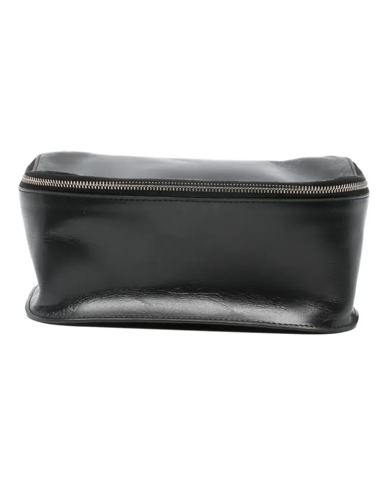 Rick Owens leather makeup bag - Schwarz Schwarz