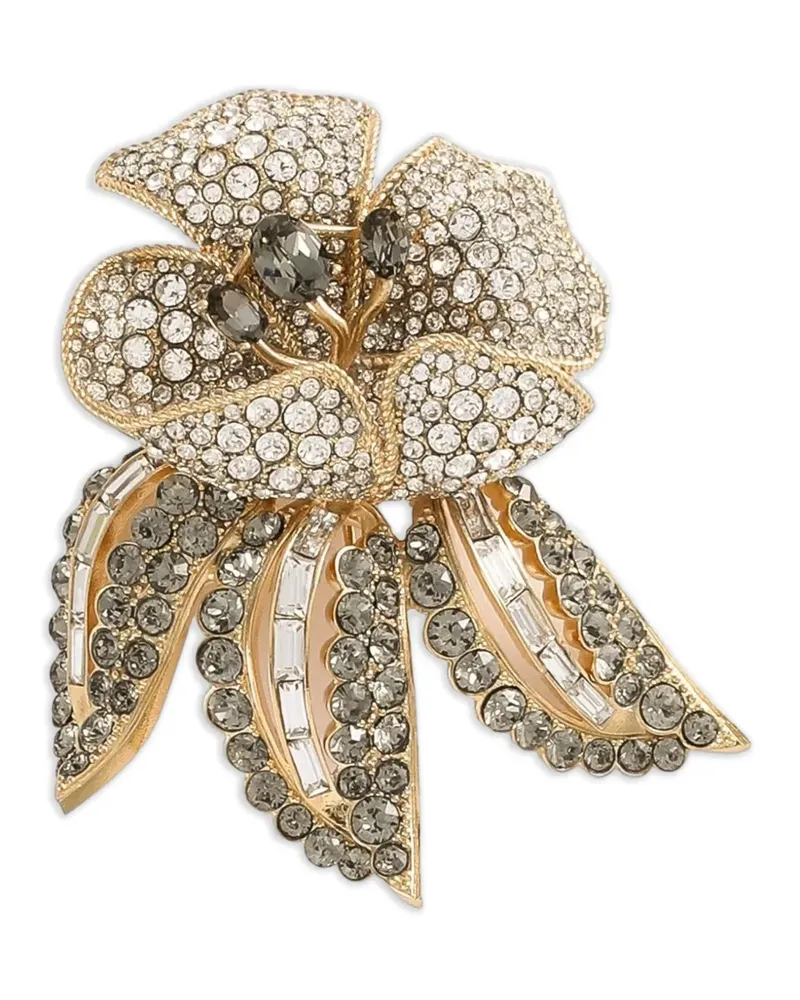 Dolce & Gabbana flower brooch - Gold Gold