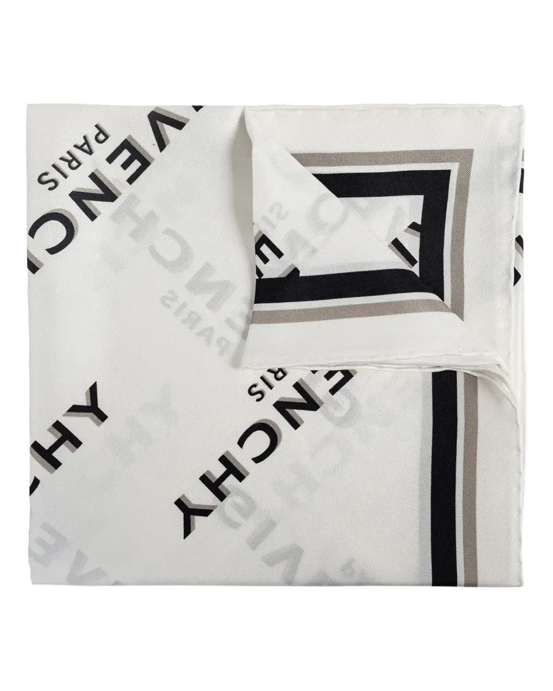 Givenchy Schal aus Seide - Weiß Weiß