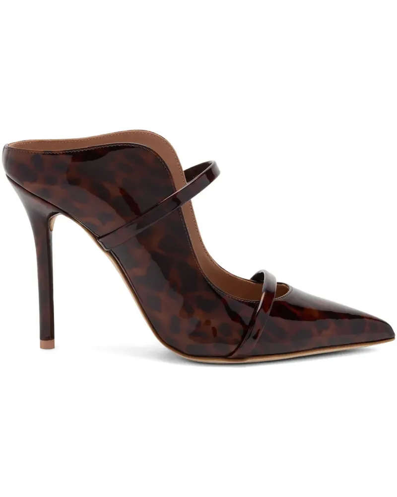 Malone Souliers Maureen Mules 100mm - Braun Braun