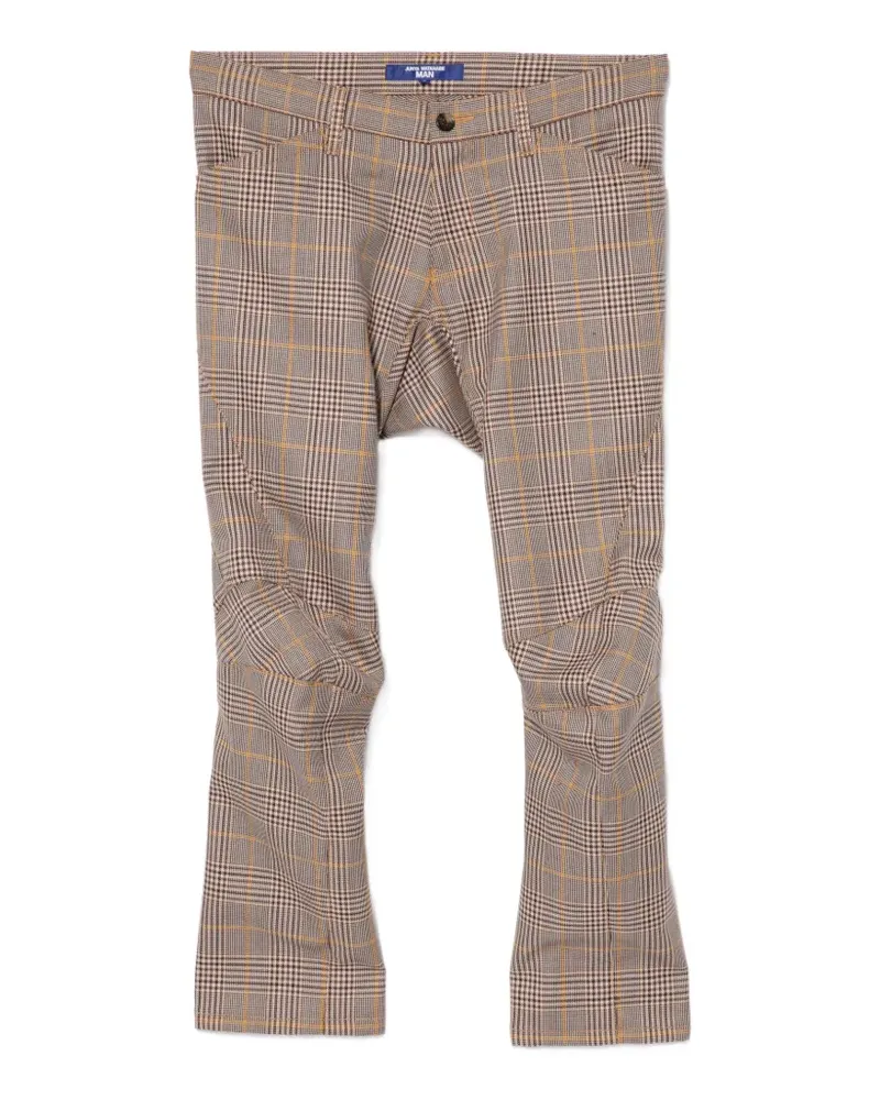 Junya Watanabe Karierte Hose - Braun Braun