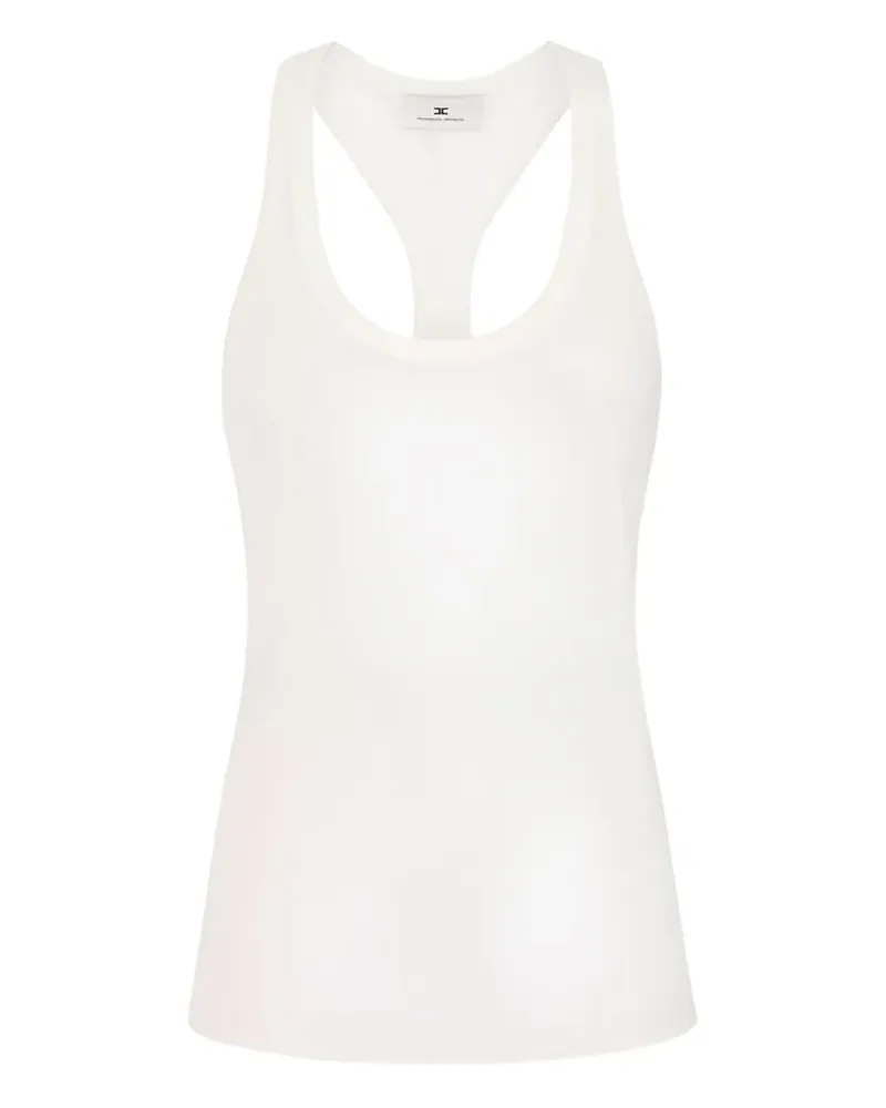 Elisabetta Franchi Trägershirt mit U-Ausschnitt - Nude Nude