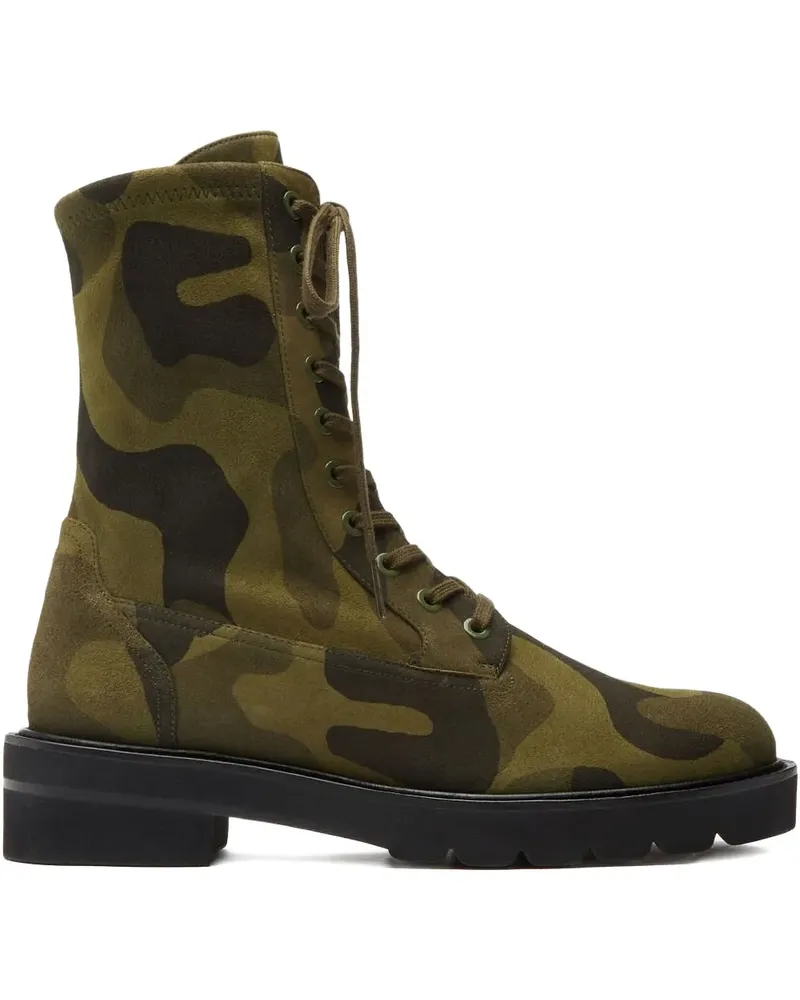 Stuart Weitzman Ande Bikerstiefel - Grün Grün
