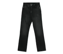 Jeans mit Logo-Applikation - Schwarz