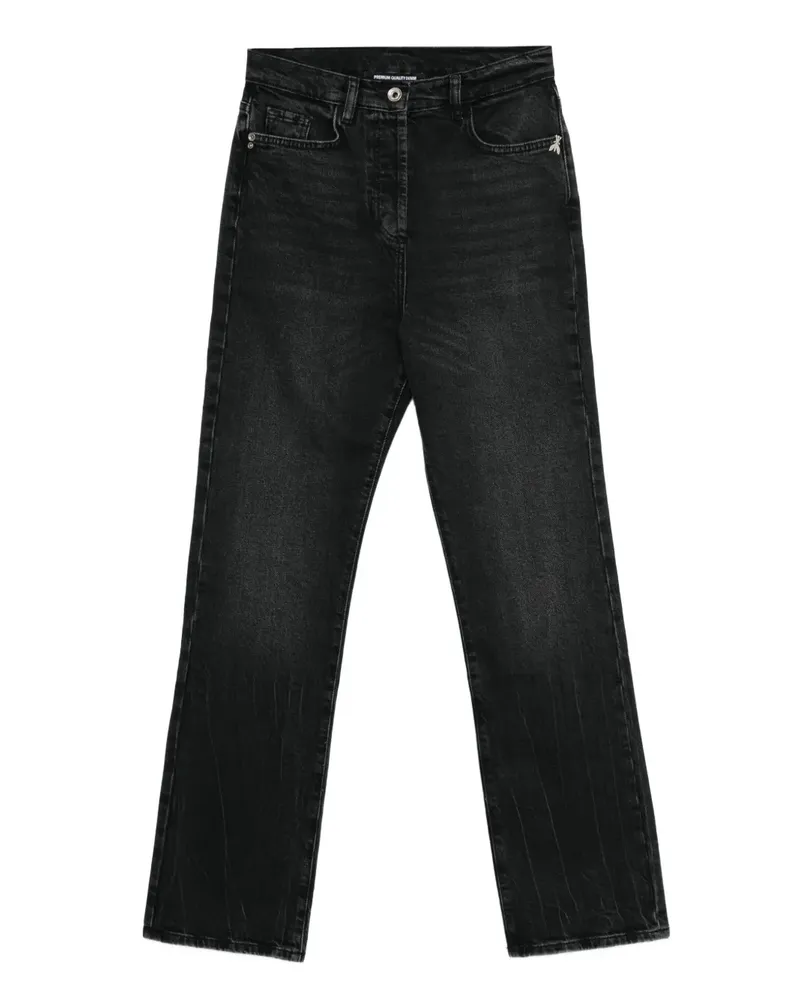 Patrizia Pepe logo-appliqué jeans - Schwarz Schwarz