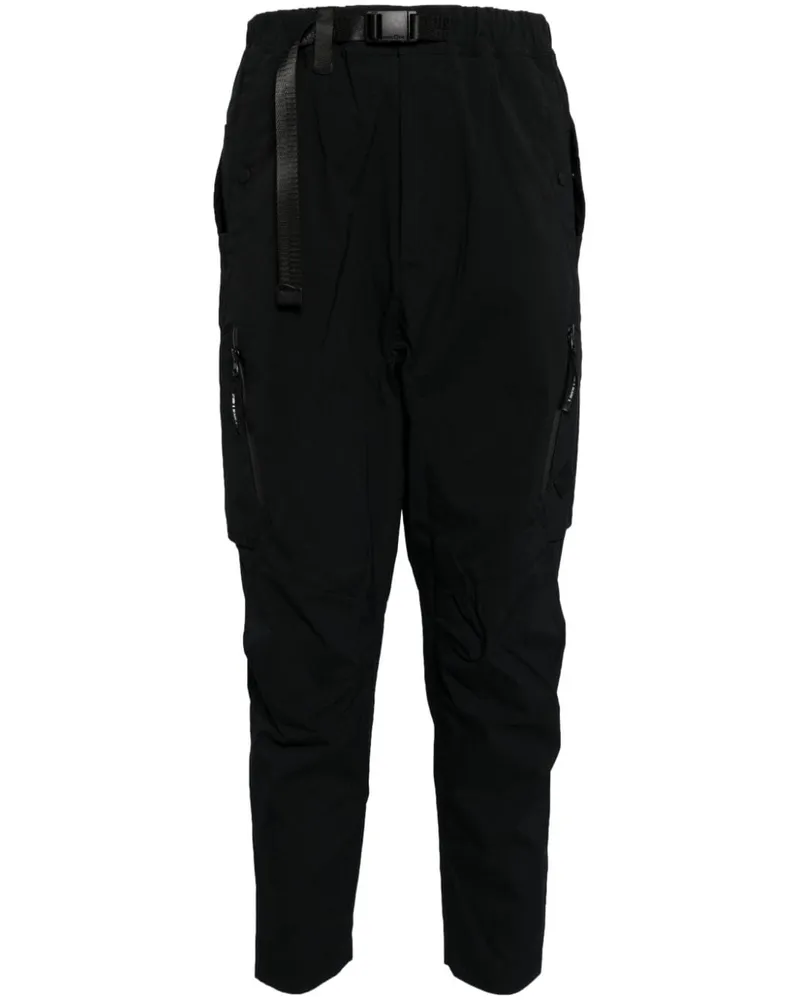 Spoonyard Tapered-Cargohose mit Gürtel - Schwarz Schwarz