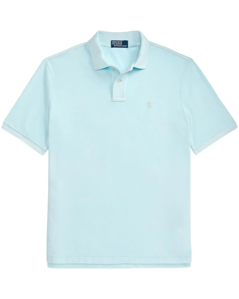 Ralph Lauren Poloshirt mit Polo Pony-Stickerei - Blau Blau