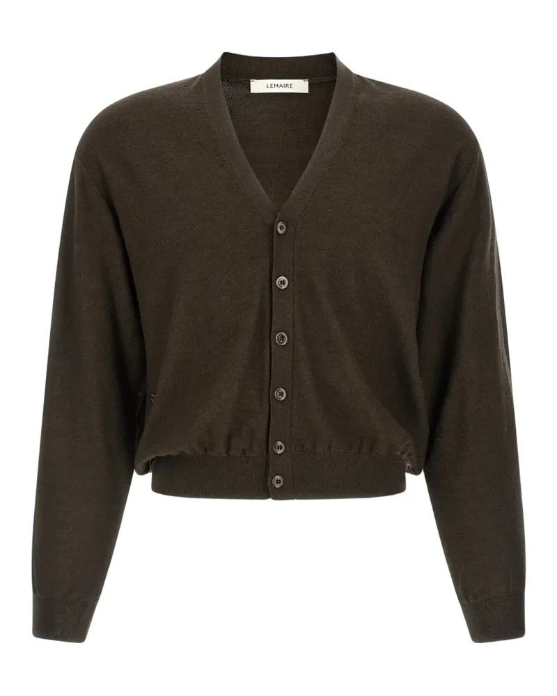 Christophe Lemaire Cardigan mit V-Ausschnitt - Braun Braun