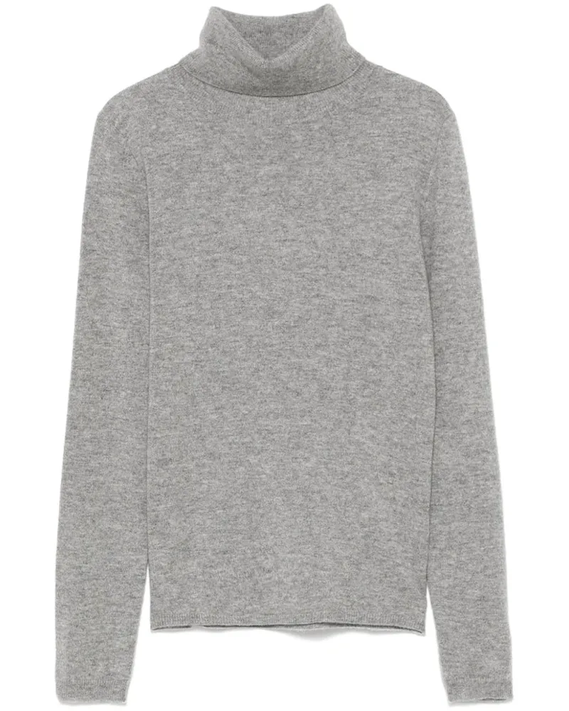ALLUDE Pullover mit Rollkragen - Grau Grau