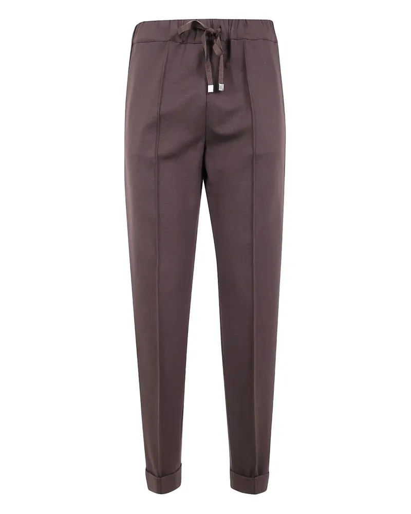 Liviana Conti drawstring cuffed track pants - Braun Braun