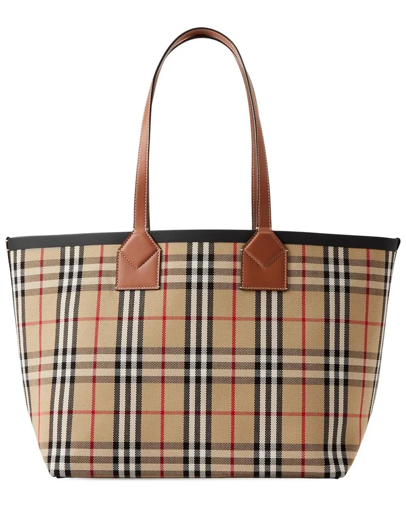 Burberry Mittelgroße London Handtasche - Braun Braun