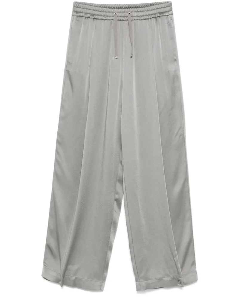 Herno Hose aus Satin - Grau Grau
