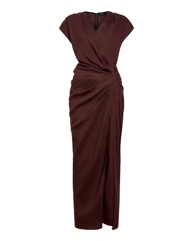 Proenza Schouler Bettina Kleid aus Bio-Stretch Viskose Leinen - Braun Braun