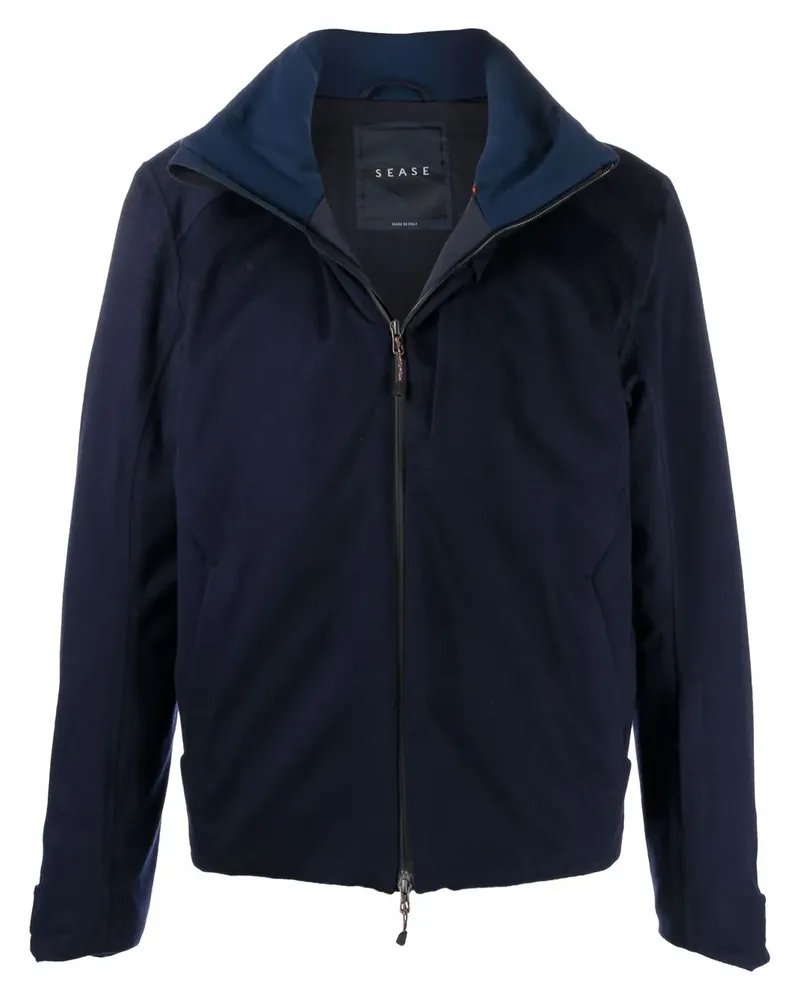 SEASE Kapuzenjacke mit Reißverschluss - Blau Blau