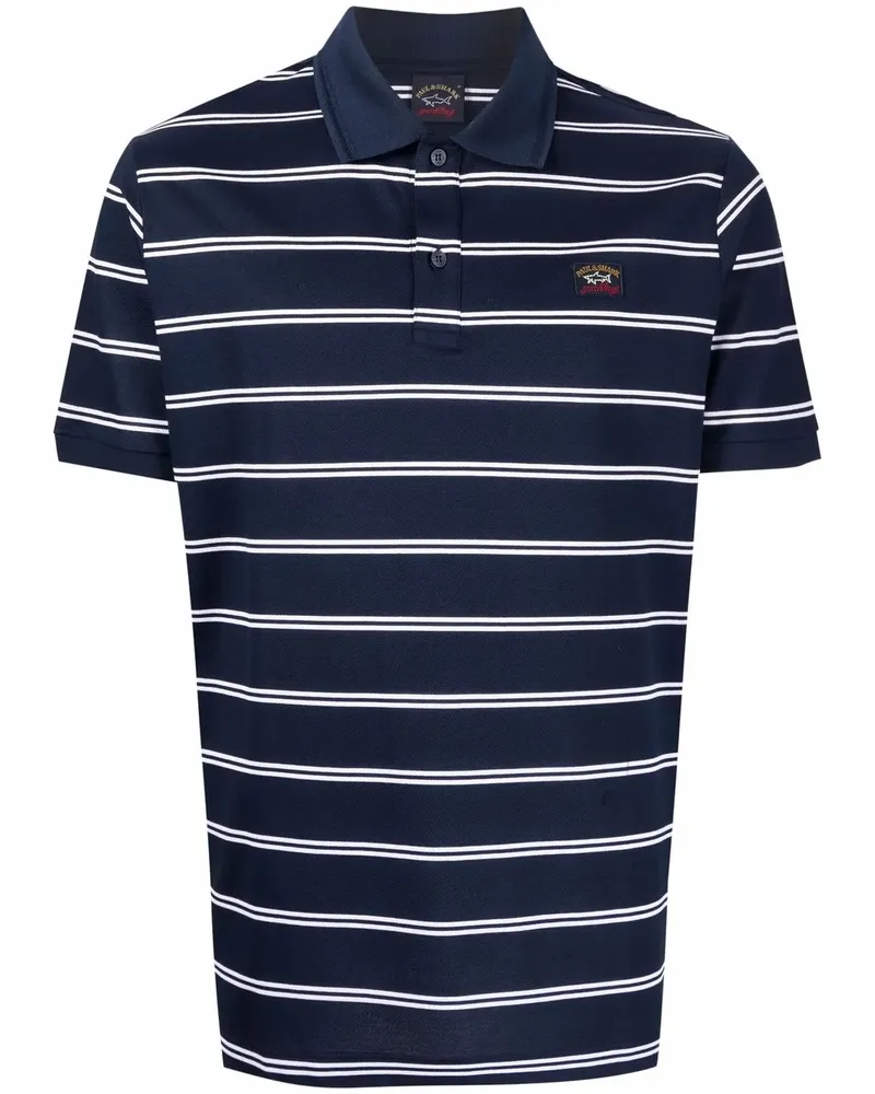 Paul & Shark Save The Sea Poloshirt - Blau Blau