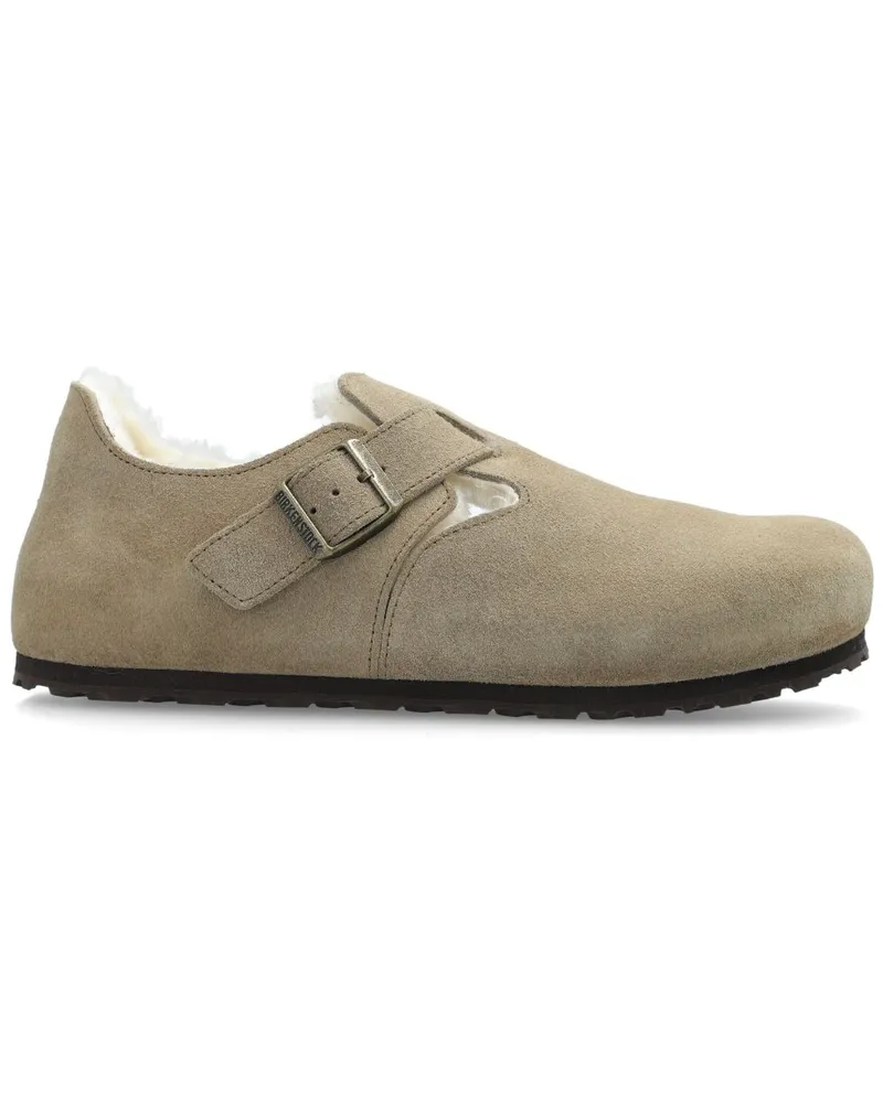 Birkenstock London Loafer aus Shearling - Nude Nude
