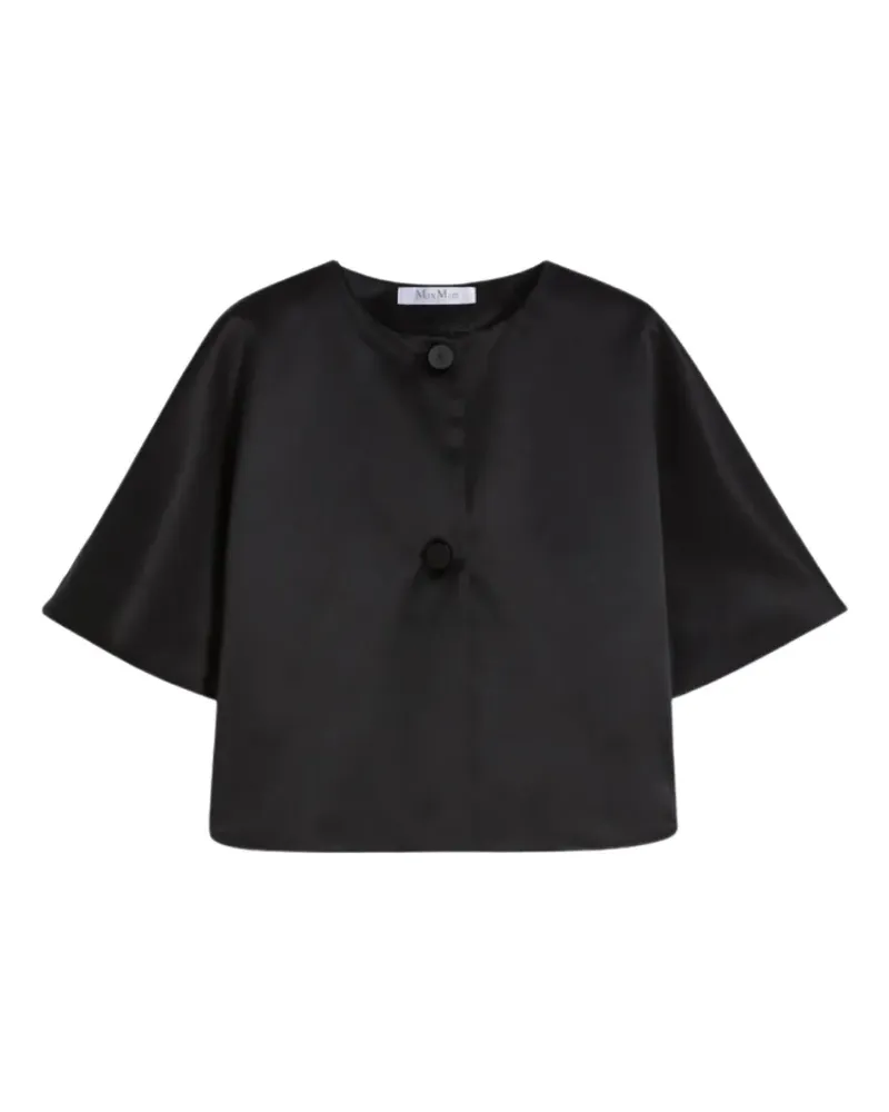 Max Mara Mxautile buttoned cape - Schwarz Schwarz