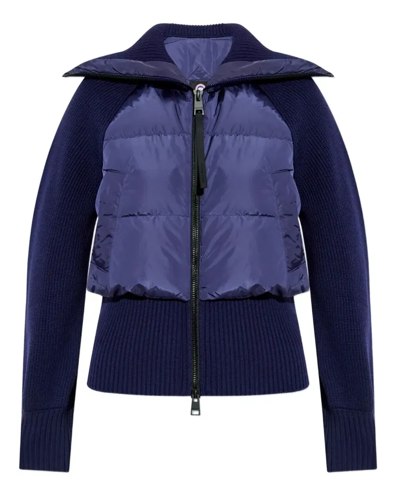 Canada Goose Gesteppte Astoria Jacke aus Wollstrick - Blau Blau
