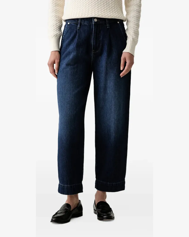 JOOP! logo-embossed barrel jeans - Blau Blau